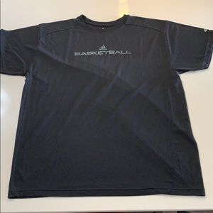 Adidas Climalite Basketball Tee Black Size XL